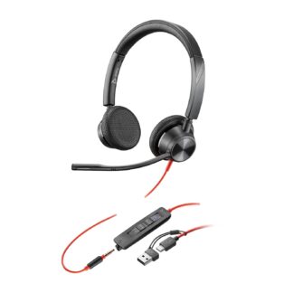 Poly Blackwire 3325 USB-C +C/A MS